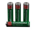 Akku, Ni-MH, AAA, 1.2V, 1Ah, Packung à 4 Stück